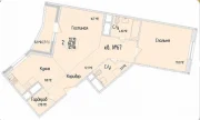 2-х комнатная квартира